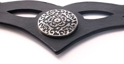 Produktbild von Kavalkade Celtic Stirnband aus Leder für Pferde in Blau, Schwarz oder Silber