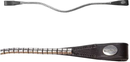 Kavalkade Clinchessa Stirnriemen und Frontal aus Leder für Vollblut in Schwarz, Braun oder Silber – Bild 1 von 2