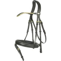 Produktbild von Kavalkade Clinchesse Trense Full aus Leder in Schwarz oder Braun