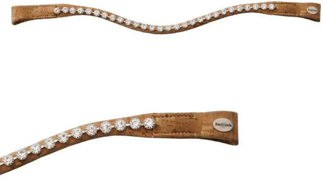 Produktbild von Kavalkade Cortica Stirnband mit Strass aus Kork für Pferde