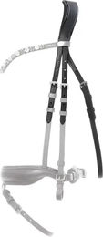 Produktbild von Kavalkade Cre8 Anatomisch geformtes Reitkopfstück aus Leder in Schwarz