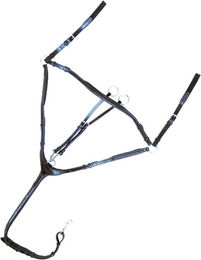 Kavalkade Diandro 3-Punkt Vorderzeug aus Leder für Vollblut Pferde – Bild 1 von 2