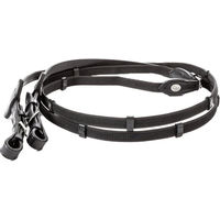 Produktbild von Kavalkade Ecoline Gummierte Zügel mit Stegen 16 mm Schwarz