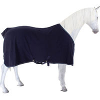 Produktbild von Kavalkade Fleece-Abschwitzdecke Ecoline für Kaltblut Pferde in Blau
