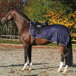 Produktbild von Kavalkade Fleece-Pferdedecke Blau Größe M