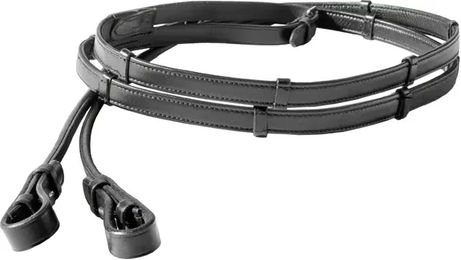 Produktbild von Kavalkade Florina Pferdezügel aus Leder für Ponys in Schwarz