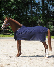 Kavalkade Fly'n Fleece Transport- und Fliegendecke aus Fleece in Blau 125cm – Bild 1 von 2