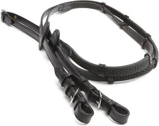 Kavalkade Grip-Zügel aus Biothane für Pferde in Schwarz oder Braun – Bild 1 von 2