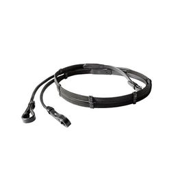 Kavalkade Gummierte Zügel rundgenäht 16mm Schwarz 5 Stück – Bild 1 von 3