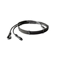 Produktbild von Kavalkade Gummierte Zügel rundgenäht 16mm Schwarz 5 Stück
