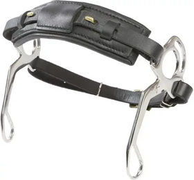 Kavalkade Hackamore KavalBit für Warmblut in Schwarz mit Edelstahl – Bild 1 von 2