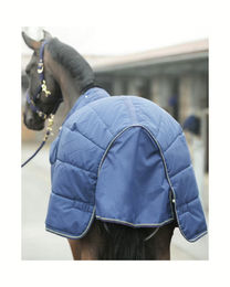 Kavalkade Halifax 2in1 Stall- und Führanlagendecke für Pferde 200g Blau 155cm - 200 g – Bild 1 von 12