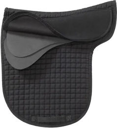 Kavalkade Island KavalTop-Vario Sattelpad und Satteldecke Set aus Memory Foam in Schwarz für Pferde – Bild 1 von 2