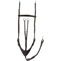 Produktbild von Kavalkade Jagdhalsband für Pferde mit Gummiband in Braun für Ponys