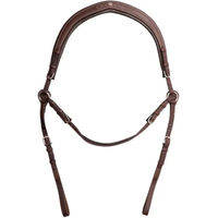 Produktbild von Kavalkade Jerome 2-PK Leder Jagdhalsband und Vorderzeug für Pferde in Braun