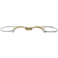 Produktbild von Kavalkade KavalBit D-Ring Gebiss doppelt gebrochen aus Edelstahl 16mm