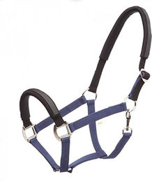 Kavalkade KavalLastic Sicherheitshalfter für Pferde aus Neopren in Blau – Bild 1 von 3