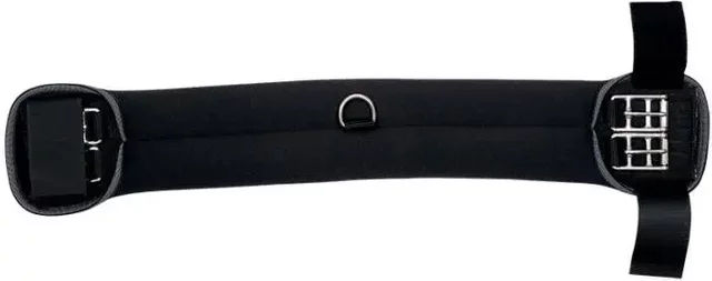 Kavalkade KavalPren Classic Kurzgurt für Pferde aus Nylon in Schwarz ohne Elastik – Bild 1 von 2