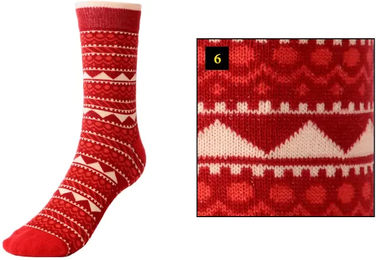 Produktbild von Kavalkade KavalSocks Christmas Shorties Reitsocken Unisex Rot Grösse 43/46
