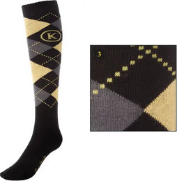 Produktbild von Kavalkade KavalSocks Reitsocken aus Baumwolle Unisex Schwarz Bunt Größe 43/46