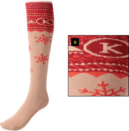 Produktbild von Kavalkade KavalSocks Reitsocken Christmas Unisex Winter Socken 39/42