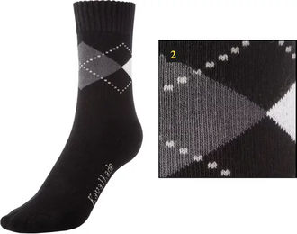 Produktbild von Kavalkade KavalSocks Shorties Reitsocken aus Baumwolle Schwarz Unisex Größe 43/46
