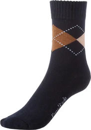 Produktbild von Kavalkade KavalSocks Shorties Reitsocken aus Wolle Unisex Blau Bunt Größe 43/46