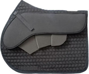 Produktbild von Kavalkade KavalTop-Vario Shape Sattelunterlage für Pferde mit Memory Foam und Rutschstopp in Schwarz