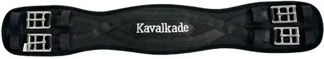 Kavalkade Kurzgurt Klimatex Classic ohne Elast in Schwarz mit Edelstahlbeschlägen – Bild 1 von 3
