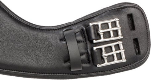 Kavalkade Kurzgurt Moon aus Softleder Schwarz 90cm ohne Elast – Bild 1 von 2