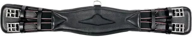 Kavalkade Leder-Kurzgurt Comfort Elast Schwarz 60 cm – Bild 1 von 4