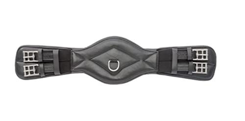 Kavalkade Ledersattelkurzgurt Soft Comfort elastisch Schwarz 75cm – Bild 1 von 5