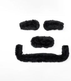 Produktbild von Kavalkade Ledersockel für Zaumzeugauskleidung aus Lammleder Schwarz für Vollblut