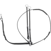 Produktbild von Kavalkade Martingal Solid aus Leder für Ponys in Schwarz