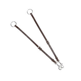 Produktbild von Kavalkade Martingalgabel aus Leder mit Karabinern in Braun
