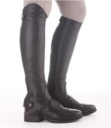 Produktbild von Kavalkade Mini-Chaps aus Leder für Pferde Unisex in Schwarz oder Braun