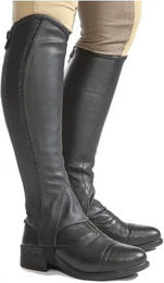 Produktbild von Kavalkade Mini-Chaps Combi Sparkle aus Leder in Schwarz Größe XS