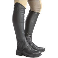 Produktbild von Kavalkade Mini-Chaps Combi Wadenchaps aus Leder Schwarz Unisex XS