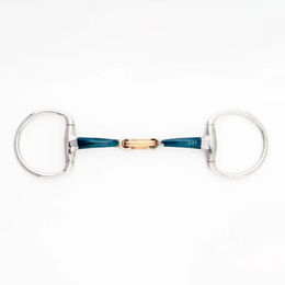 Produktbild von Kavalkade Olivenkopftrense Ergonomic Blau mit Edelstahlgebiss