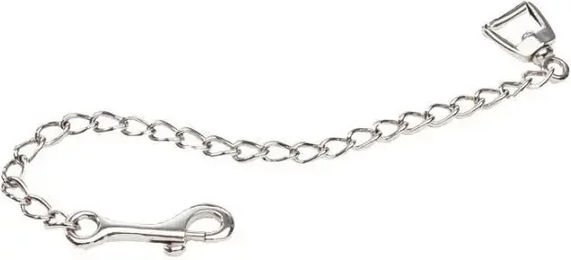 Produktbild von Kavalkade Pferde-Anbindekette mit Karabiner aus Metall in Schwarz und Silber