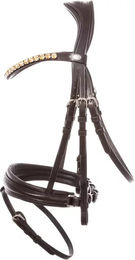 Produktbild von Kavalkade Pferdezaumzeug mit Flash aus Leder in Braun für Warmblut
