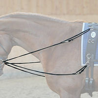 Produktbild von Kavalkade Phillipszügel Easy Pony aus Nylon in Schwarz und Silber