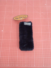 Kavalkade Polsterschlauch aus Kunstfell mit Klettverschluss Schwarz 16cm – Bild 1 von 5
