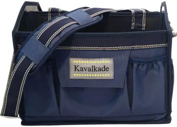 Kavalkade Putztasche aus Stoff in Blau für Sattelzubehör – Bild 1 von 1