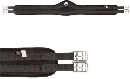 Produktbild von Kavalkade Reitlatzgurt Arik Klimatex kurz ohne Gummiband Schwarz 115 cm
