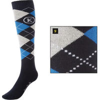 Produktbild von Kavalkade Reitsocken aus Baumwolle Unisex Blau Bunt Größe 35/38
