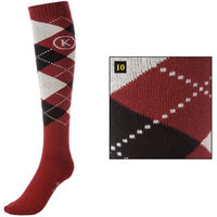 Produktbild von Kavalkade Reitsocken aus Baumwolle Unisex Bunt Rot Größe 35/38