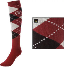 Produktbild von Kavalkade Reitsocken aus Baumwolle Unisex Bunt Rot Größe 39/42