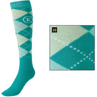 Produktbild von Kavalkade Reitsocken aus Baumwolle Unisex Größe 39/42 in Blau Türkis Bunt