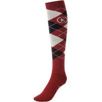 Produktbild von Kavalkade Reitsocken für Kinder aus Baumwolle bunt rot Größe 31/34